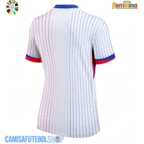 Camisa de time de futebol França Replicas 2º Equipamento Feminina Europeu 2024 Manga Curta